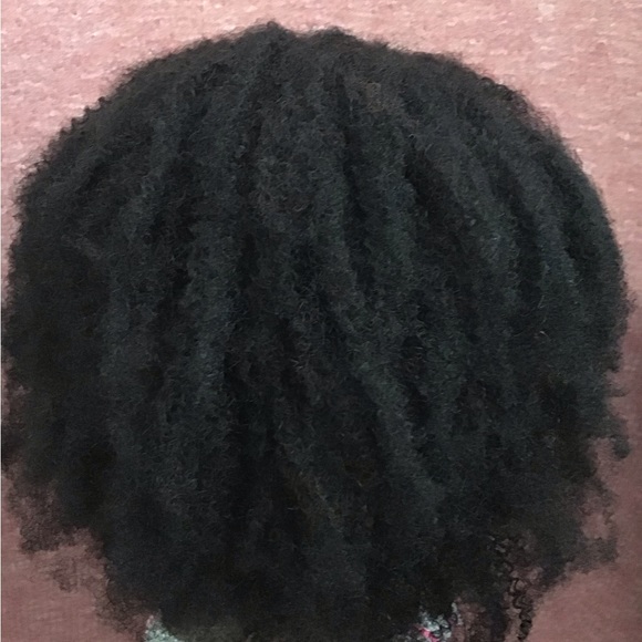 Kinky Synthetic Afro Headband Wig Curly Half Wig For Woman - Picture 3 of 11